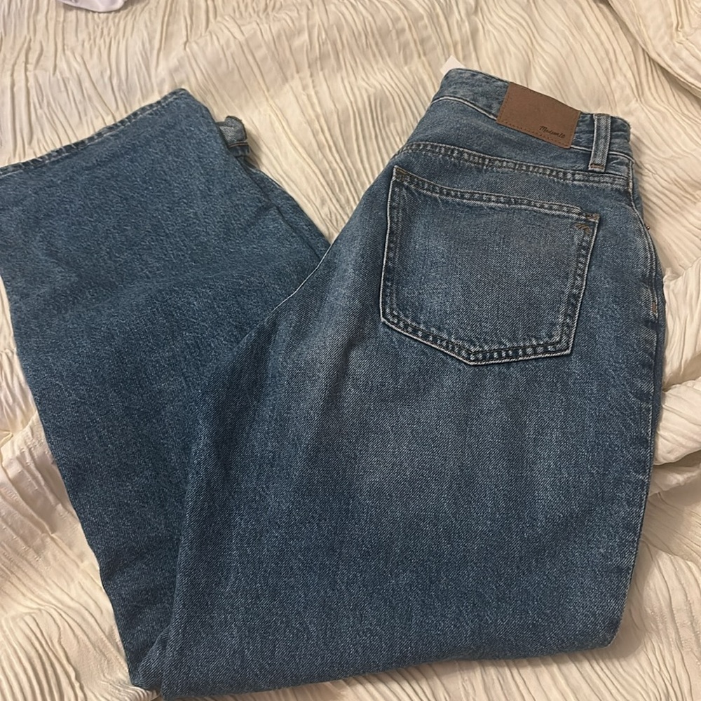 Madewell Curvy Baggy Straight Jeans in Letica Wash - Picture 4 of 6